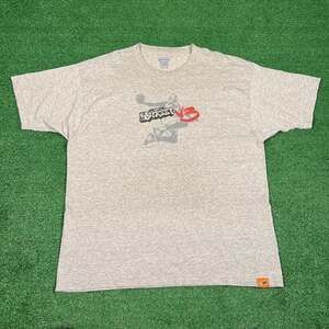 Reebok NBA Street V3 Graphic T-Shirt XL Gray Basketball PS2 Y2K